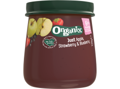 Organix Just Apple, Strawberry & Blueberry Jar